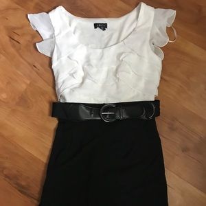 Black and white dress